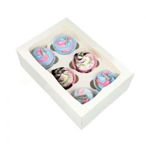6 Cavity Cupcake Box